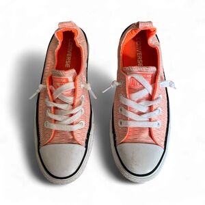 Converse Neon Orange Sneakers